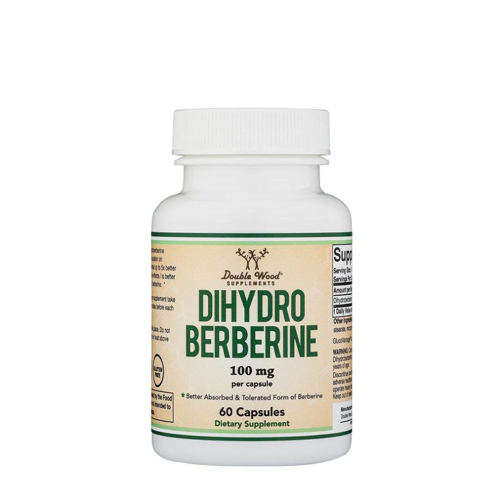 Dihidroberberin, Double Wood Supplements Dihydroberberine, 60 kapszula