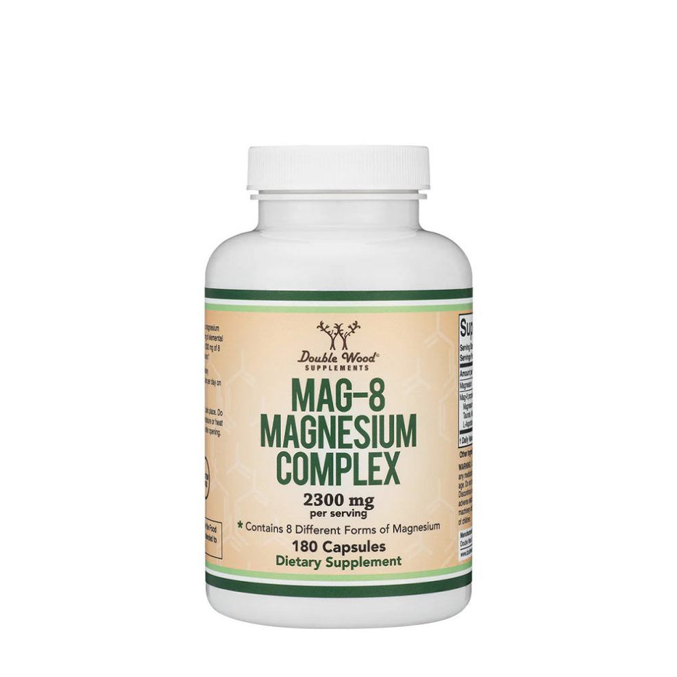 Magnéziumkomplex, Double Wood Supplements Magnesium Complex, 180 kapszula