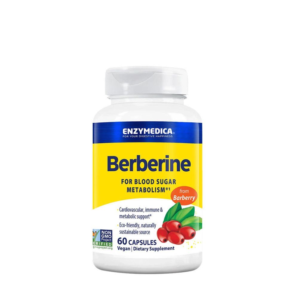 Berberin, Enzymedica Berberine, 60 kapszula