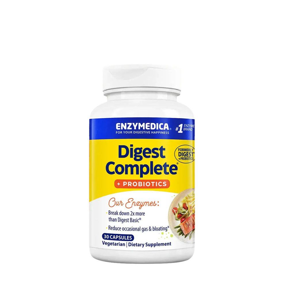 Komplett emésztőenzim-komplex probiotikumokkal, Enzymedica Digest Complete® + Probiotics, 90 kapszula