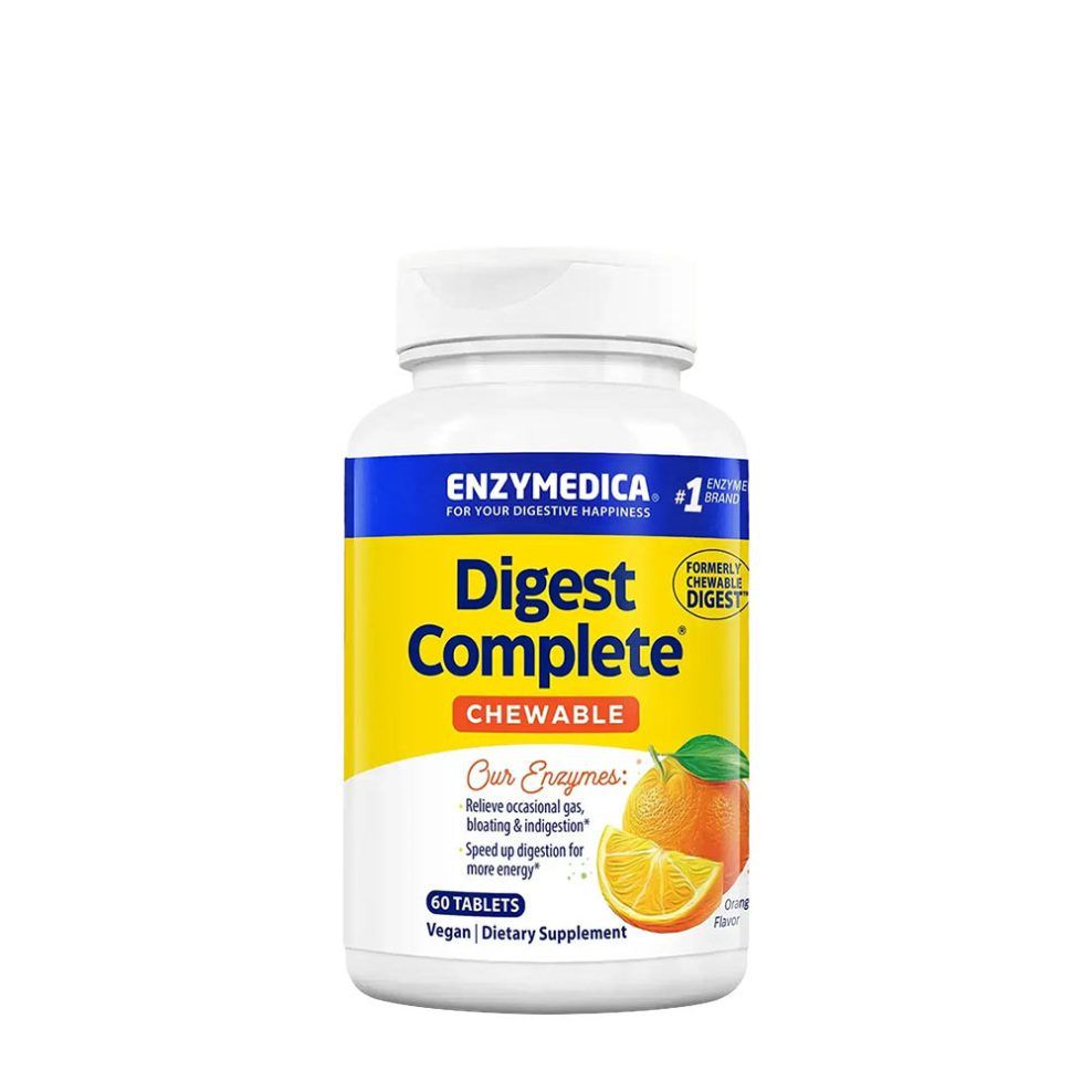 Komplett emésztőenzim-komplex rágótabletta, Enzymedica Digest Complete® Chewable, 60 rágótabletta
