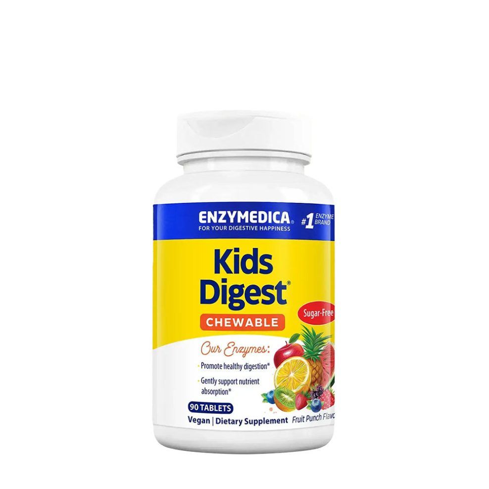 Gyermek emésztőenzim rágótabletta, Enzymedica Kids Digest® Chewable, 90 rágótabletta