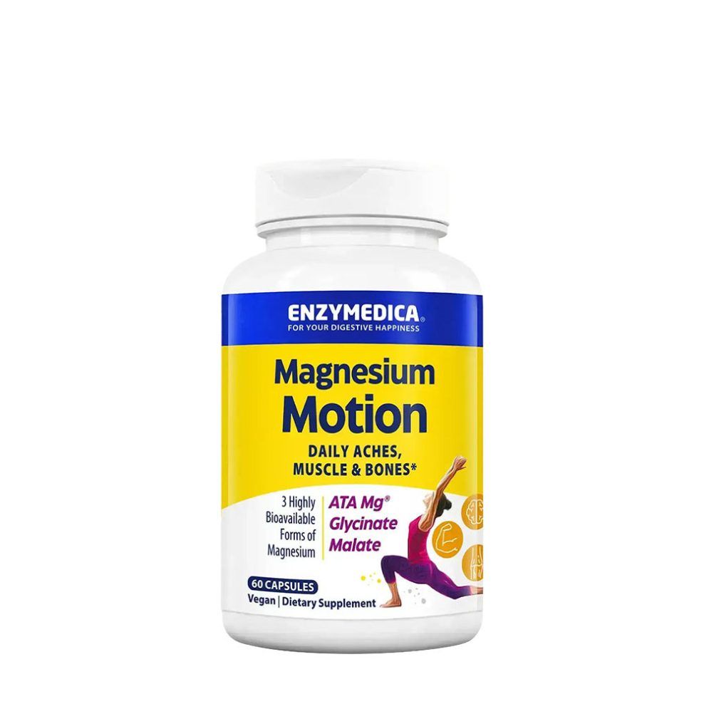 Magnézium étrend-kiegészítő, Enzymedica Magnesium Motion, 120 kapszula