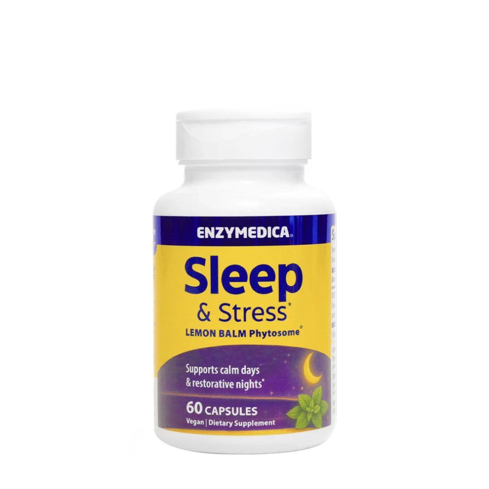 Citromfű-kivonat, Enzymedica Sleep & Stress Lemon Balm Phytosome®, 60 kapszula
