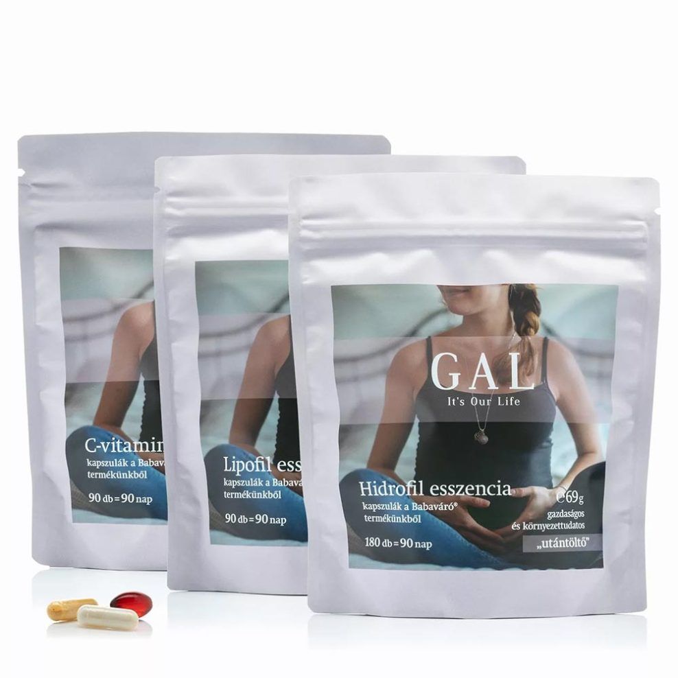 Babaváró vitamin-utántöltő, GAL Babaváró - 90 adagos utántöltő, 90 adag