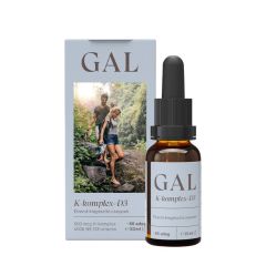 K-vitamin-komplex D3-vitaminnal, GAL K-komplex+D3 drops, 20 ml