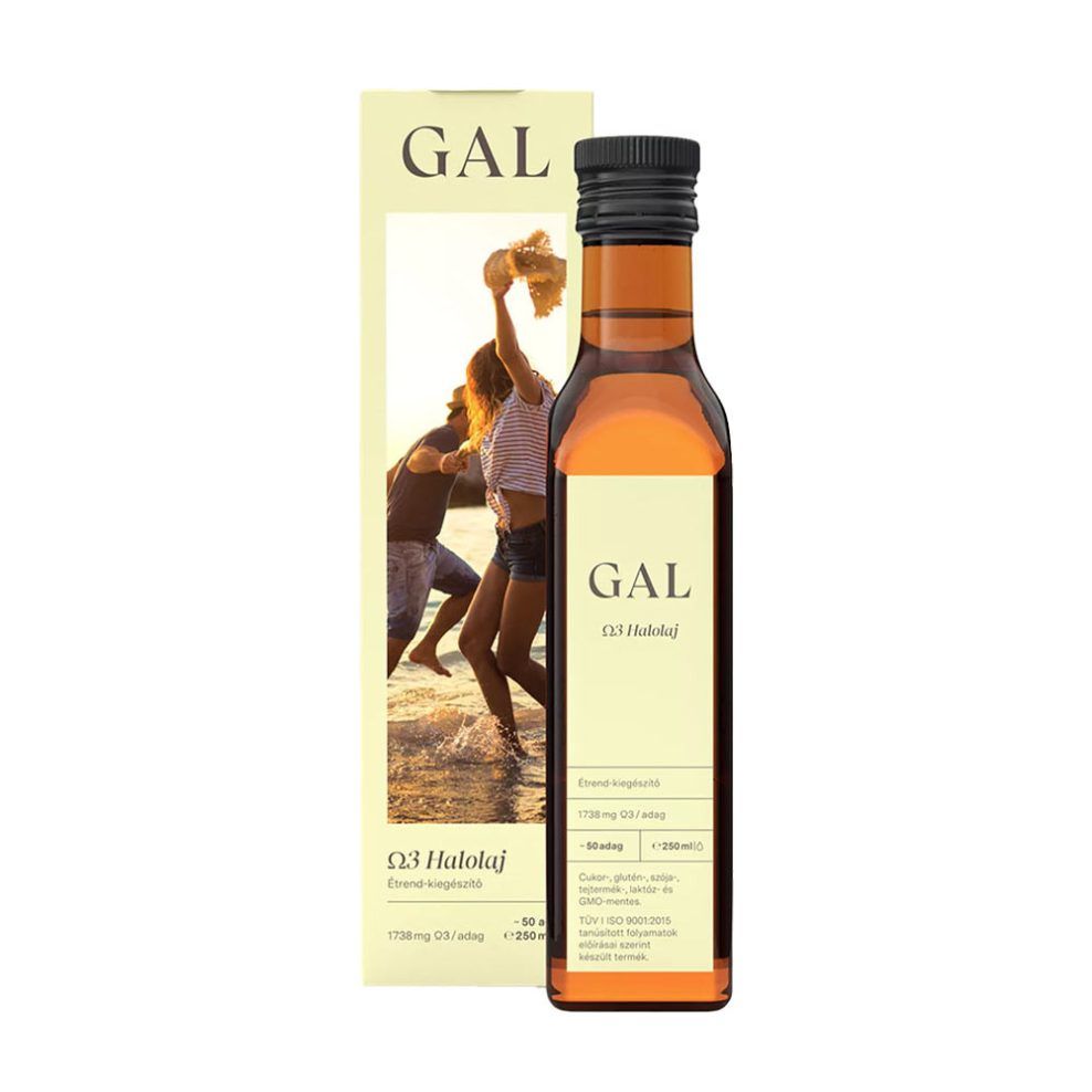 Omega-3 halolaj, GAL Omega-3 Fish oil, 250 ml