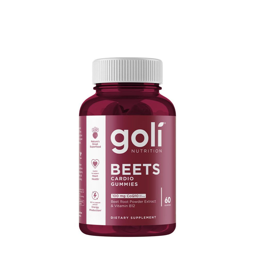 Céklás gumivitamin, Goli Beets Cardio Gummies, 60 gumicukor