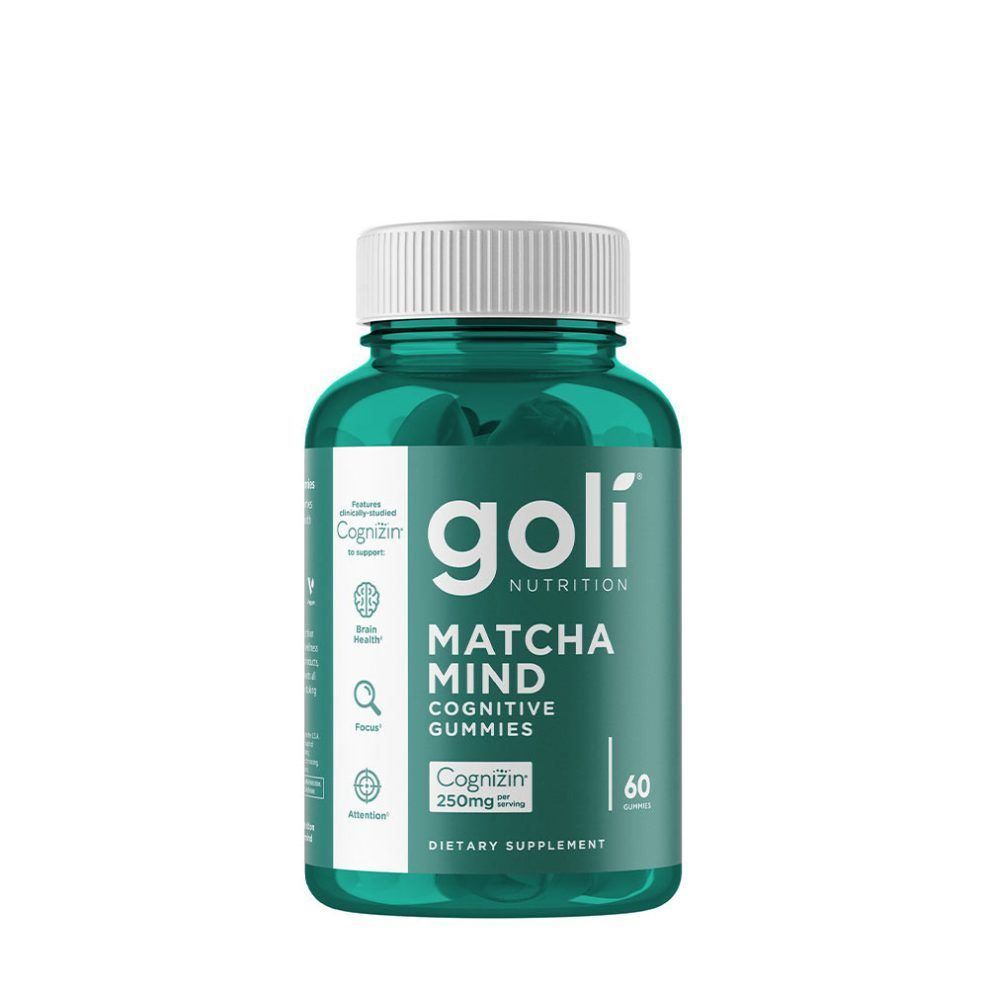 Matcha gumivitamin, Goli Matcha Mind Gummies, 60 gumicukor