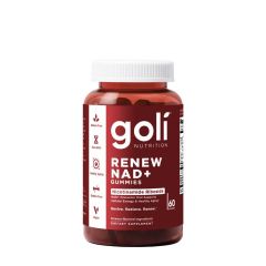 NAD+ gumivitamin, Goli Renew NAD+ Gummies, 60 gumicukor