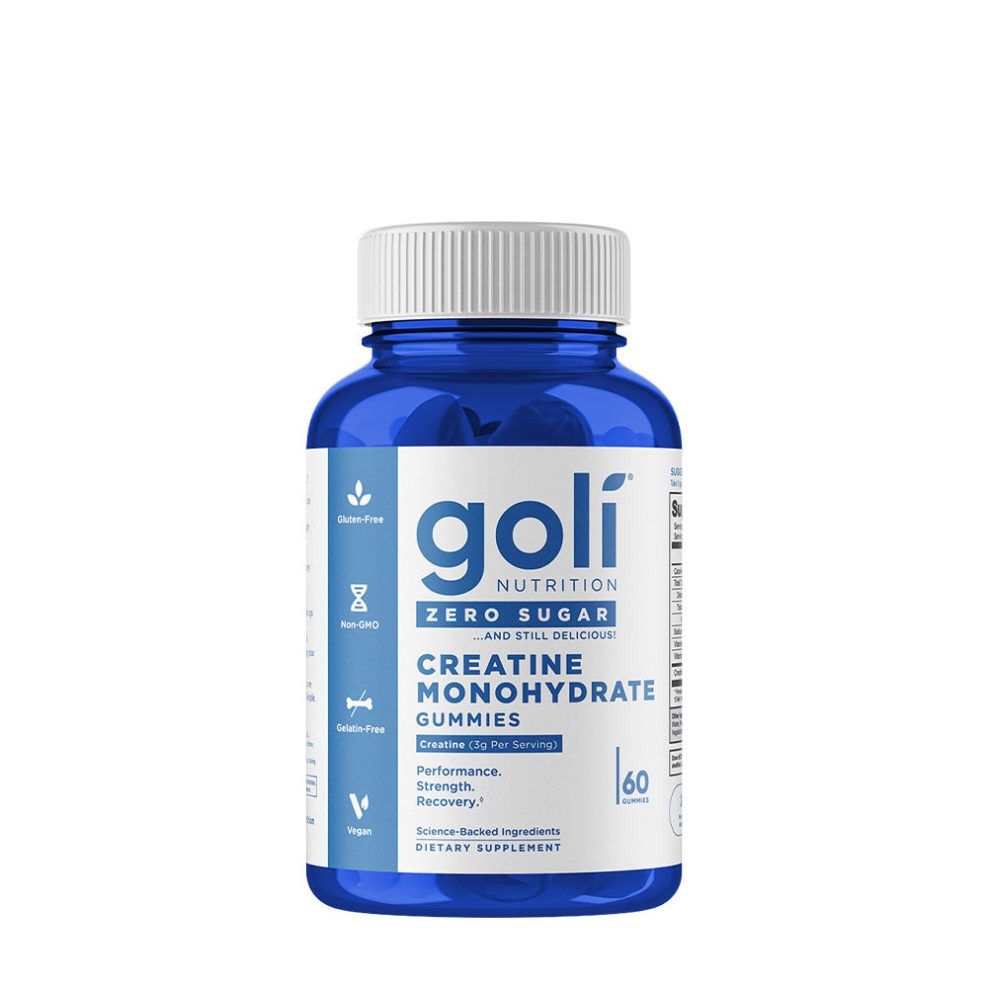 Cukormentes kreatin gumivitamin, Goli Zero Sugar Creatine Gummies, 60 gumicukor
