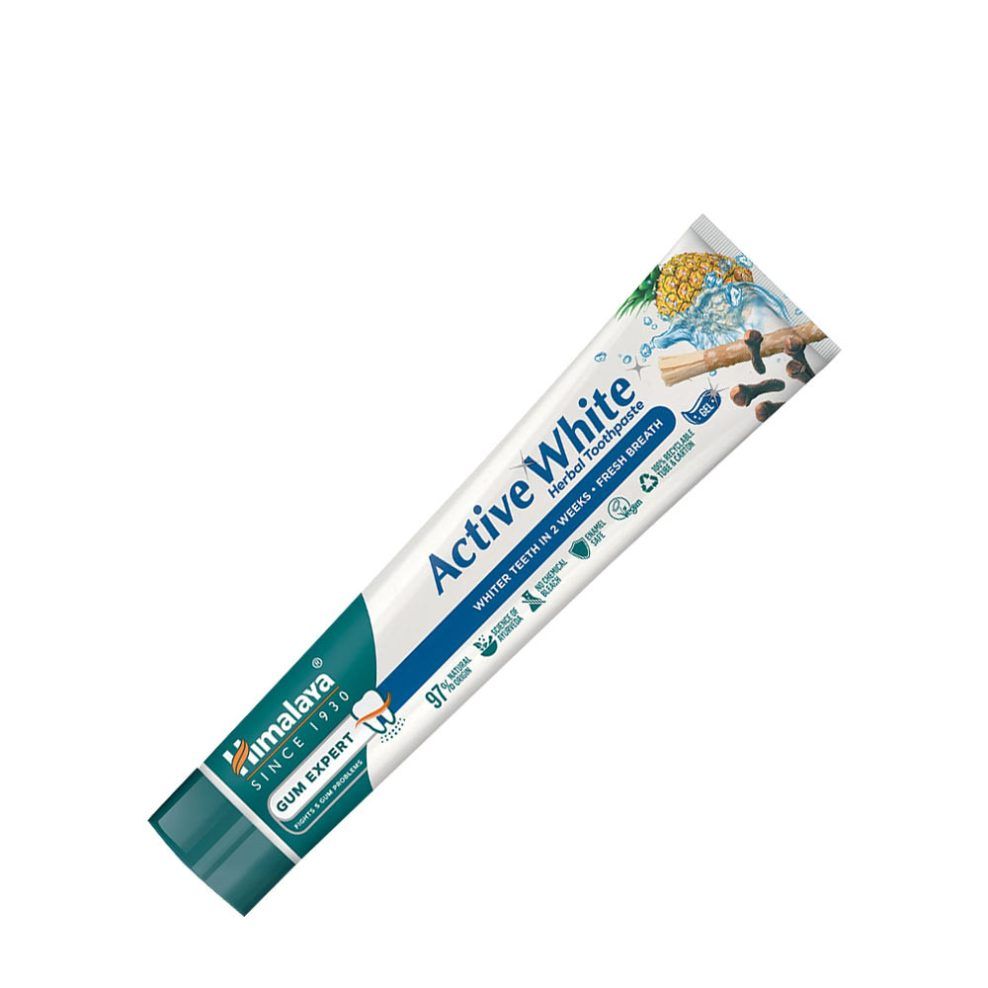 Fehérítő fogkrém, Himalaya Active White Toothpaste, 75 ml