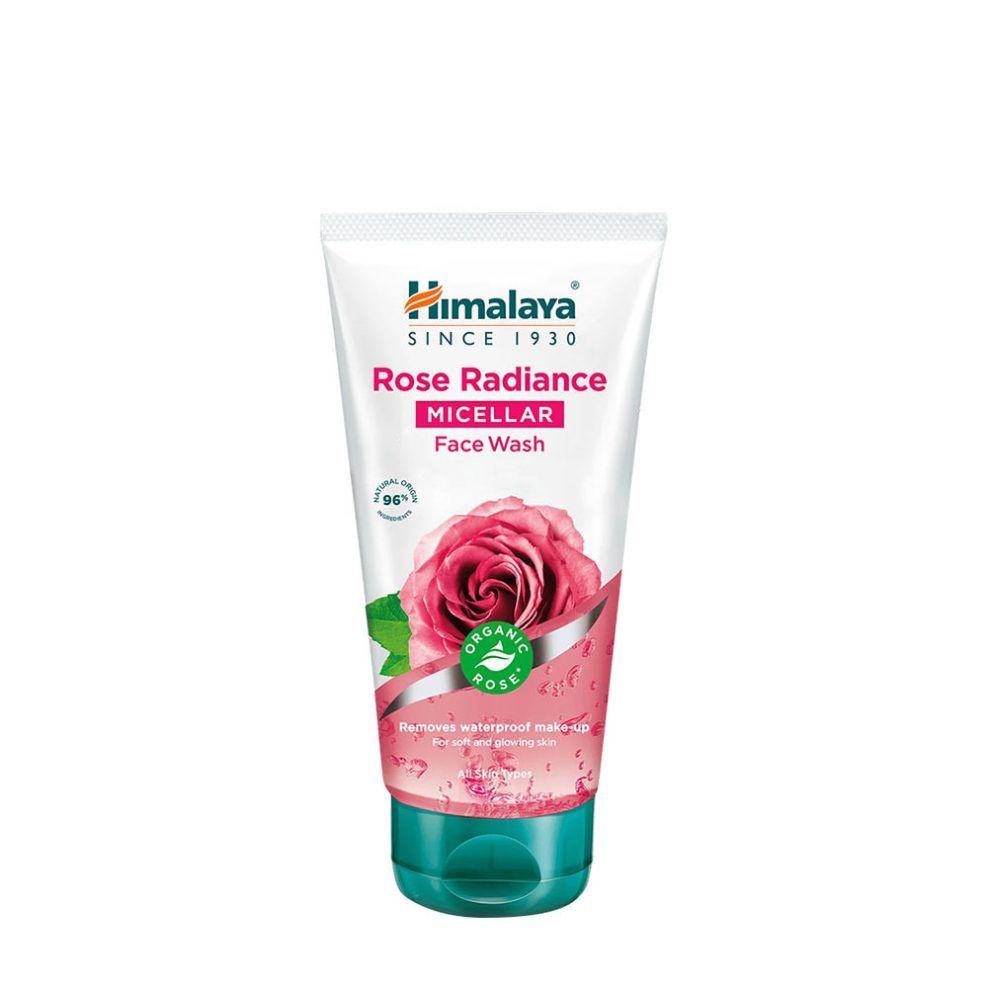 Micellás arclemosó, Himalaya Micellar Face Wash, 150 ml, Rose Radiance íz