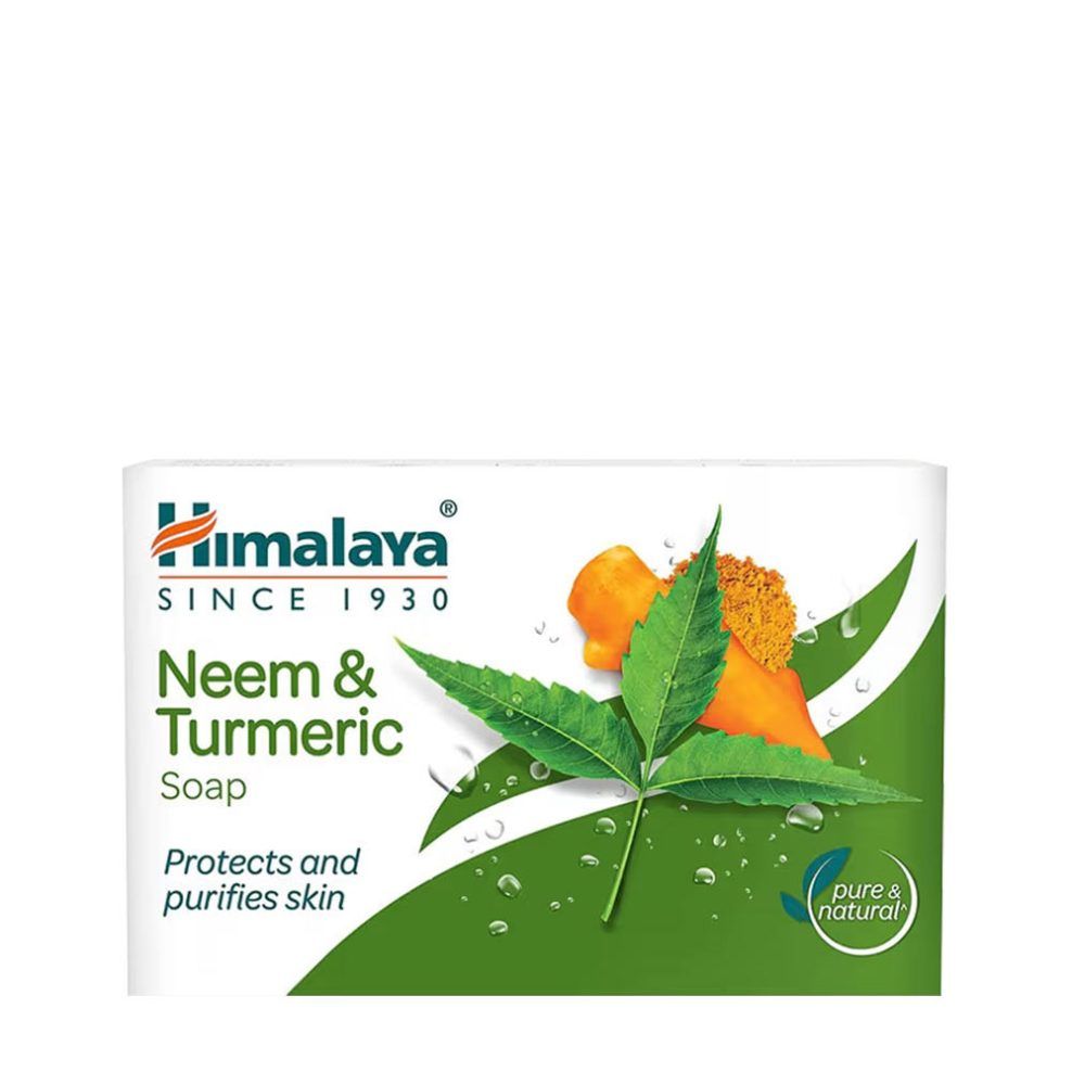 Neem- és kurkumás szappan, Himalaya Neem Turmeric Protecting Soap, 75 g