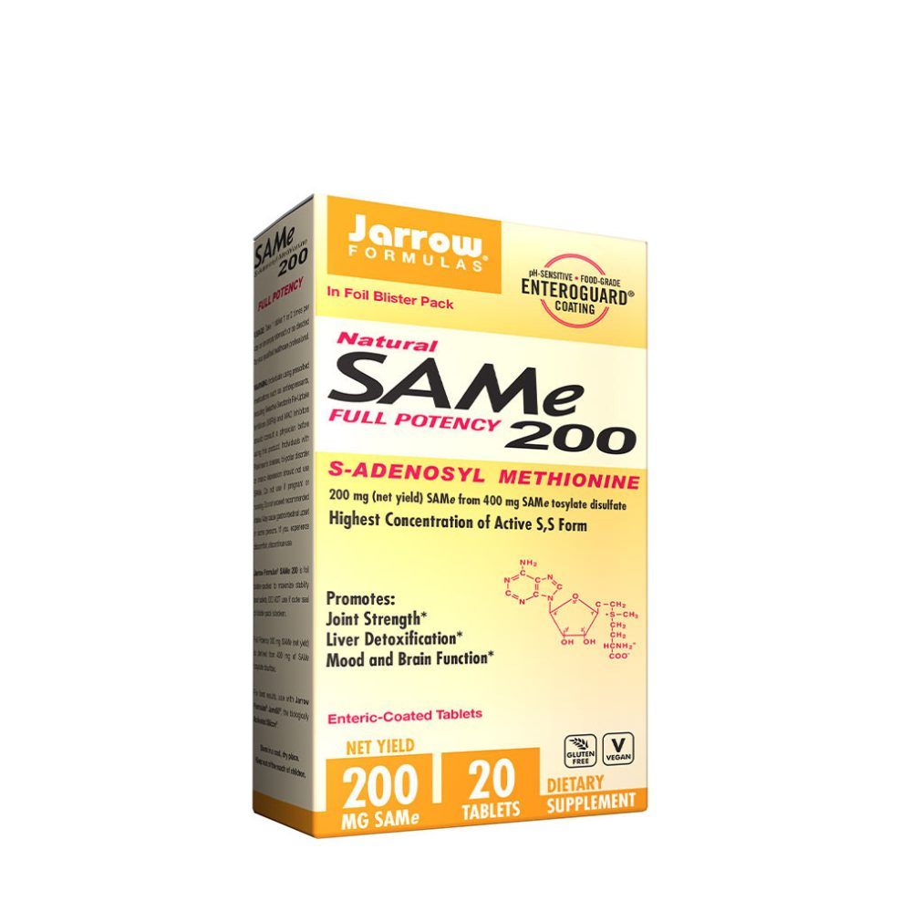 SAMe 200 mg, Jarrow Formulas SAMe 200, 20 tabletta