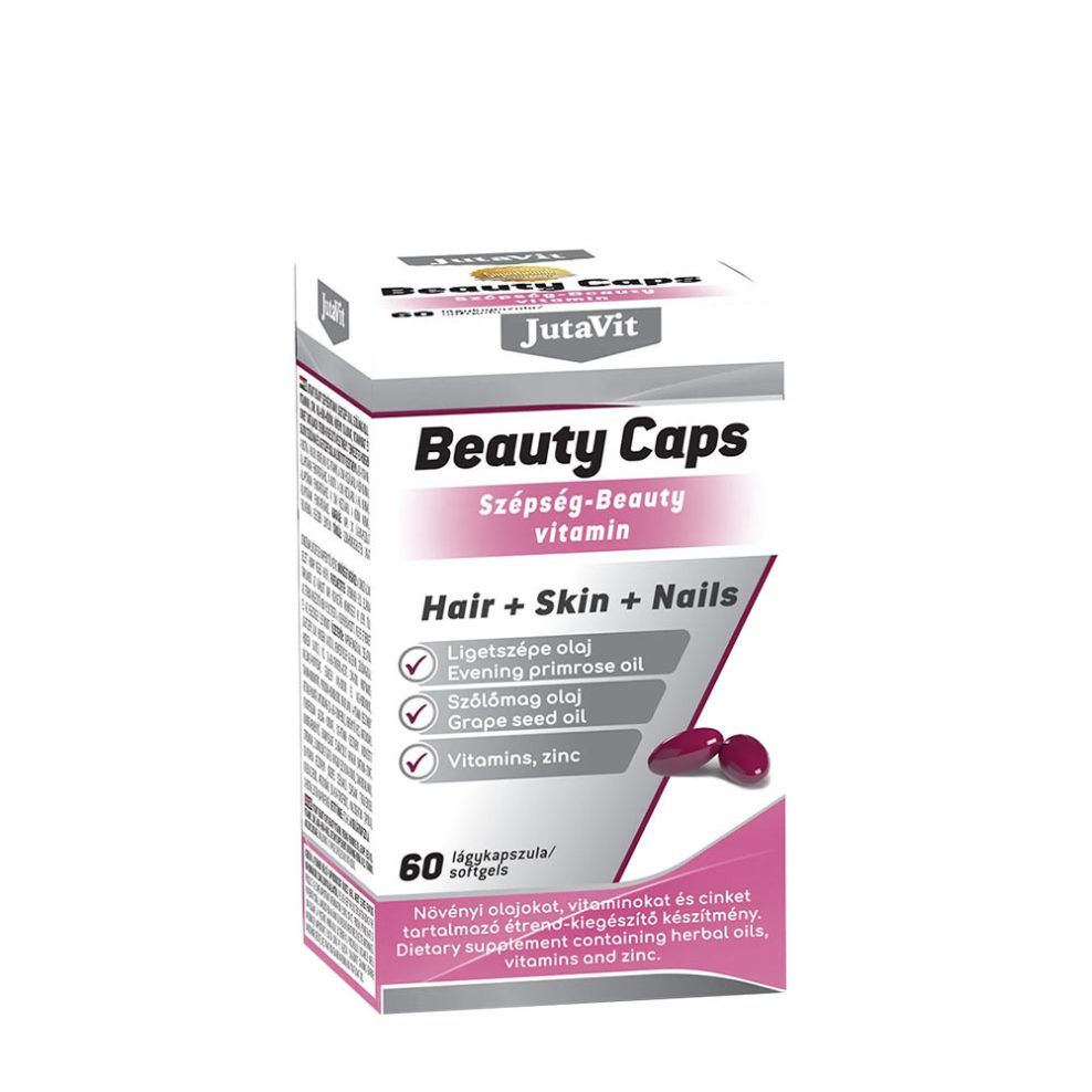 Szépségápoló kapszula, JutaVit Beauty Caps, 60 lágykapszula