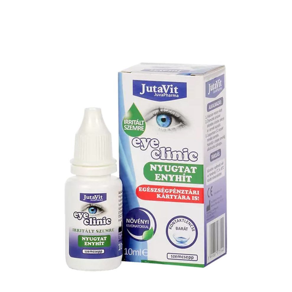 Szemcsepp irritált szemre, JutaVit Eye Clinic for Irritated Eyes, 10 ml