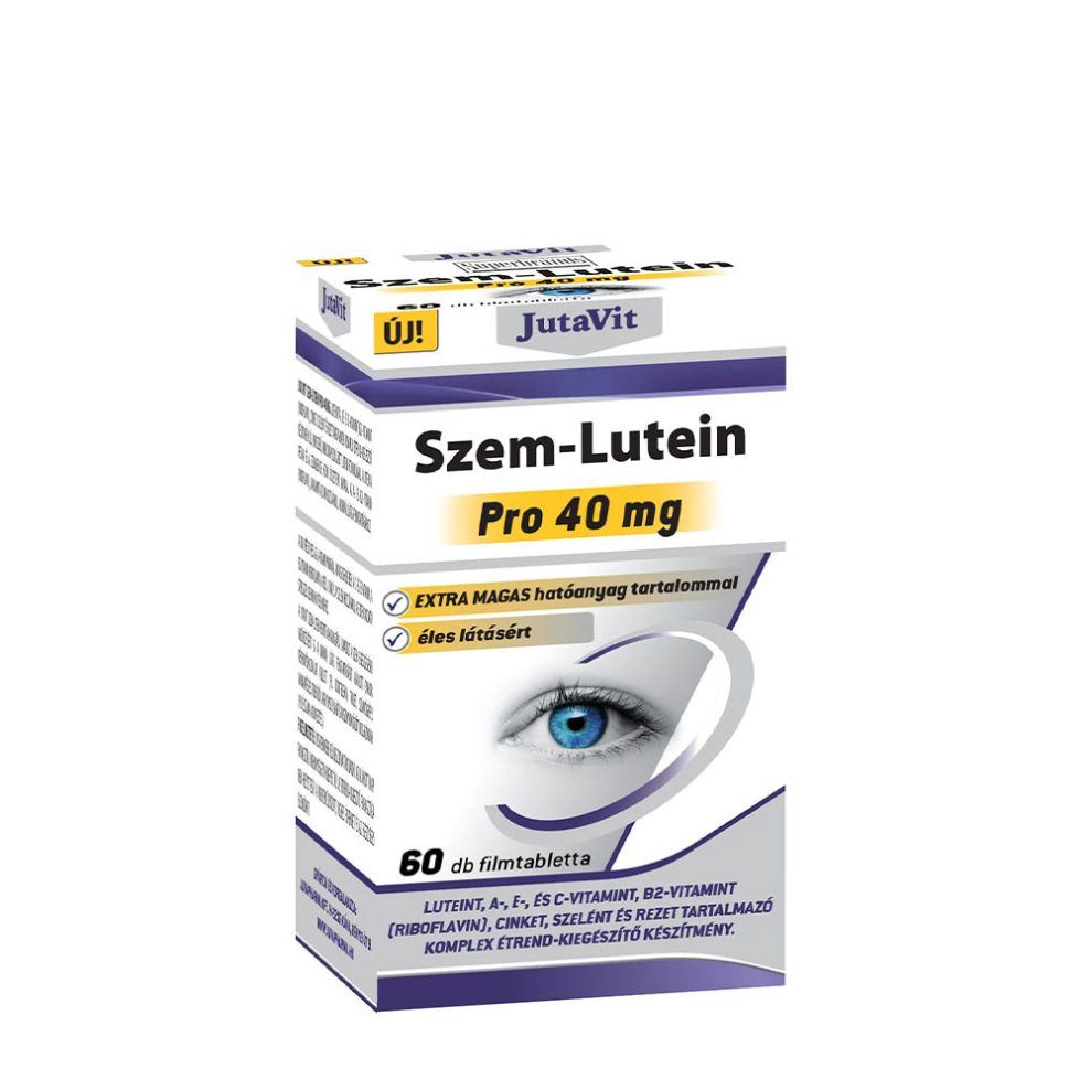 Lutein 40 mg, JutaVit Eye-Lutein Pro 40 mg, 60 tabletta