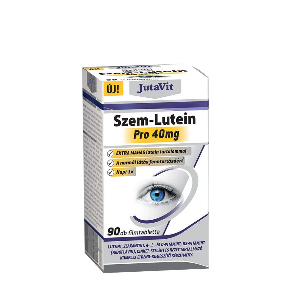 Lutein 40 mg, JutaVit Eye-Lutein Pro 40 mg, 90 tabletta
