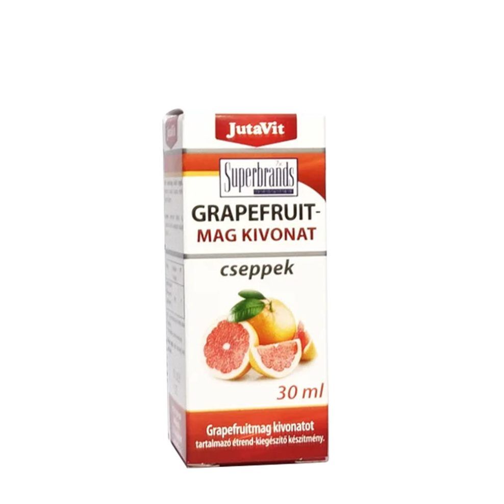 Grapefruitmag-kivonat cseppek, JutaVit Grapefruit Seed Extract Drops, 30 ml