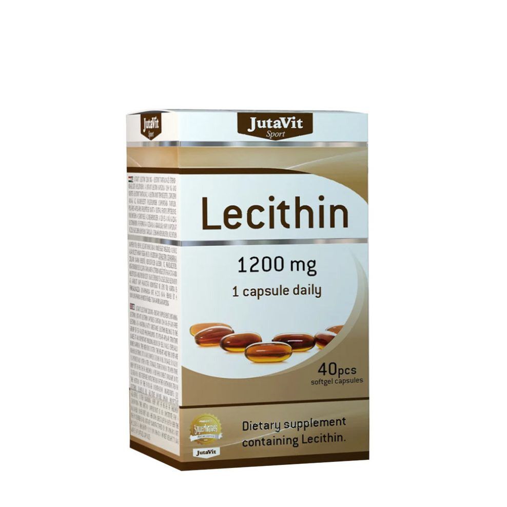 Lecitin 1200 mg, JutaVit Lecithin 1200 mg, 40 lágykapszula