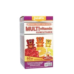 Gyermek multivitamin gumivitamin, JutaVit Multivitamin Immuner gummies For Kids, 60 gumicukor