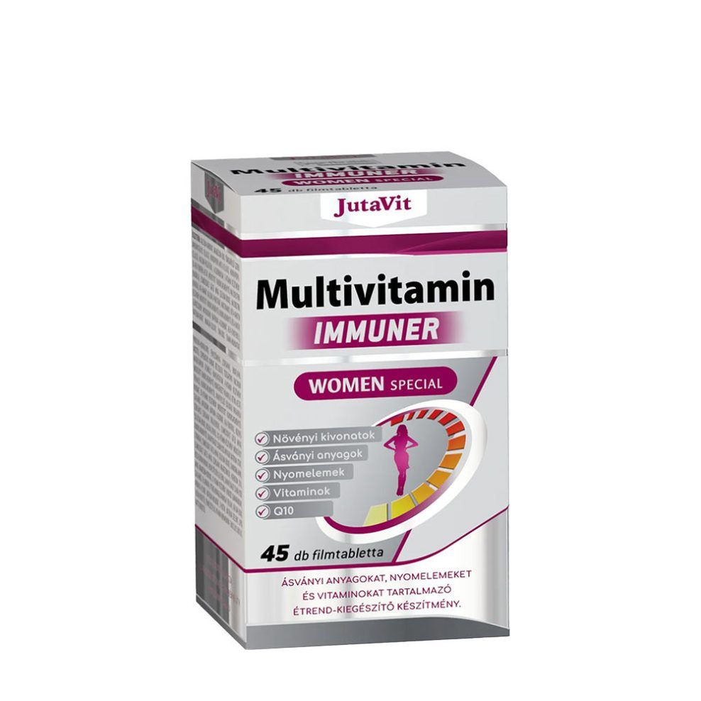 Női multivitamin, JutaVit Multivitamin Immuner Women Special, 45 tabletta