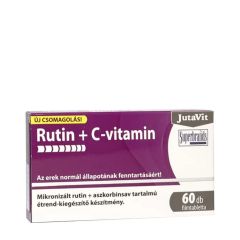 Rutin C-vitaminnal, JutaVit Rutin + Vitamin C, 60 tabletta