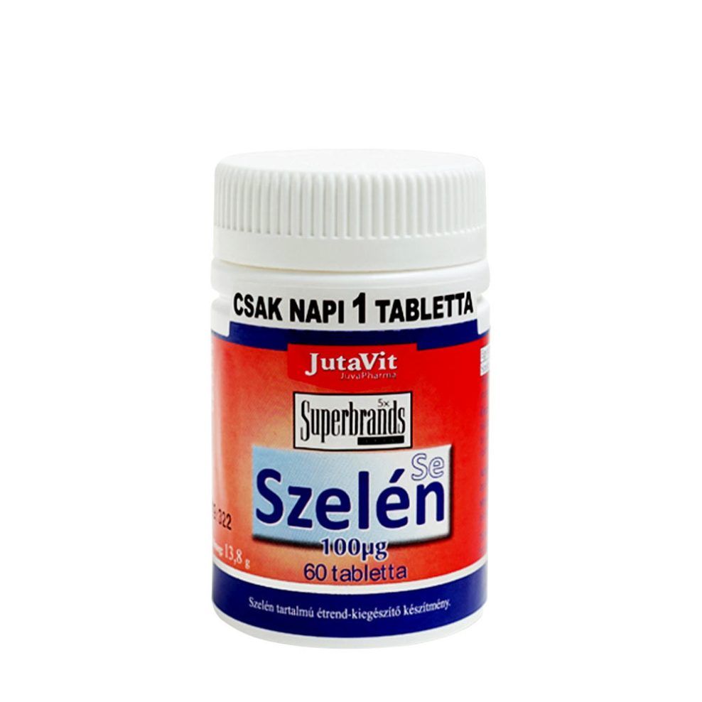 Szelén 100 µg, JutaVit Selenium 100 mcg, 60 tabletta