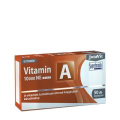 A-vitamin 10000 NE, JutaVit Vitamin A 10000 IU, 50 lágykapszula