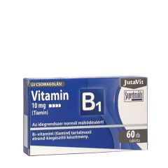 B1-vitamin 10 mg, JutaVit Vitamin B1 10 mg, 60 tabletta
