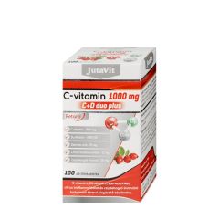 C-vitamin 1000 mg D-vitaminnal, JutaVit Vitamin C 1000 mg - C+D Duo Plus, 100 tabletta