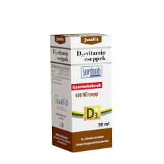 D3-vitamin cseppek babáknak és gyermekeknek, JutaVit Vitamin D3 drops for babies and children, 30 ml