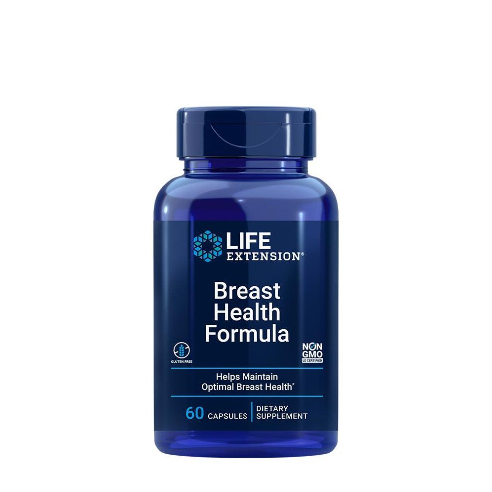 Mell egészségét támogató formula, Life Extension Breast Health Formula, 60 kapszula