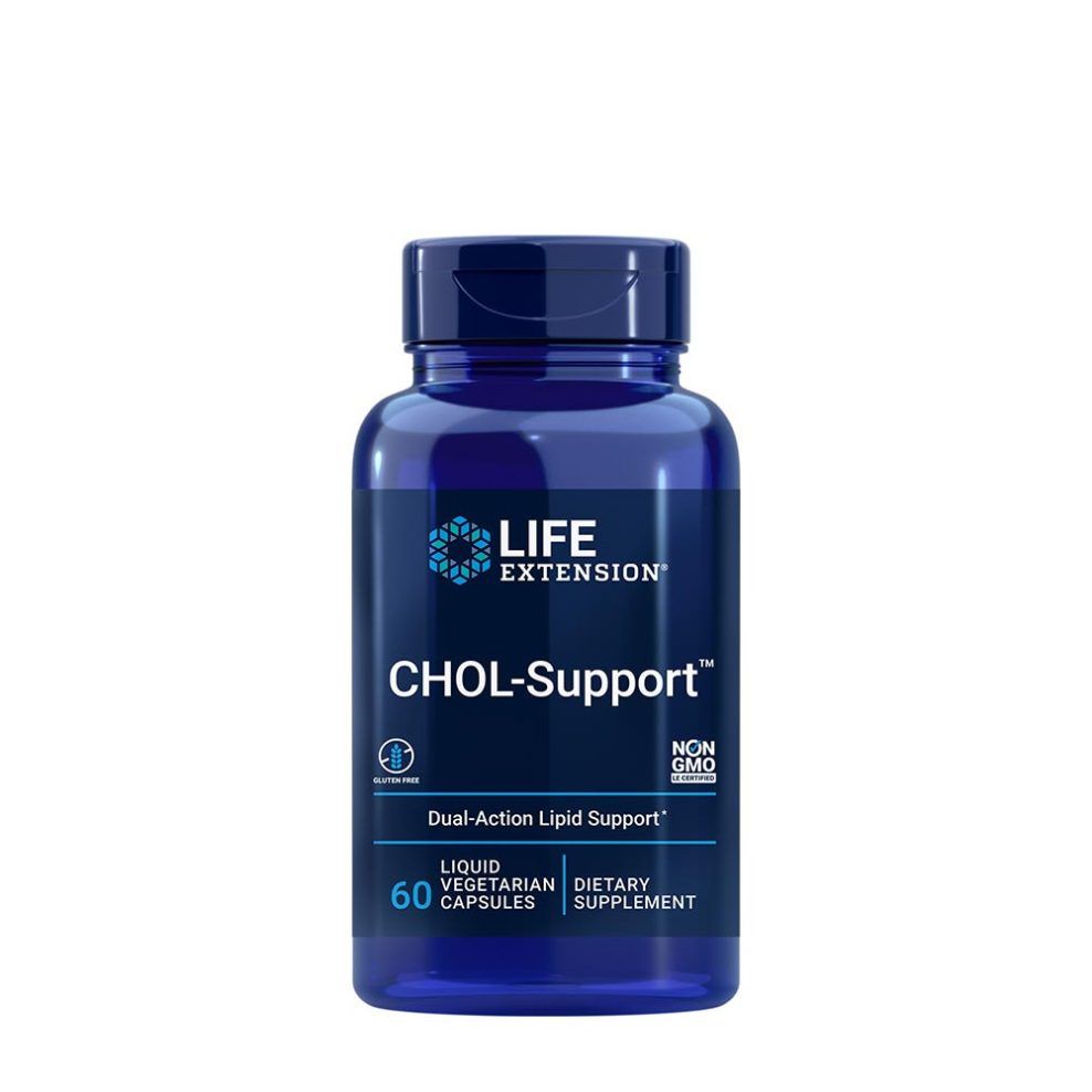 Koleszterin-egyensúlyt támogató formula, Life Extension CHOL-Support™, 60 kapszula