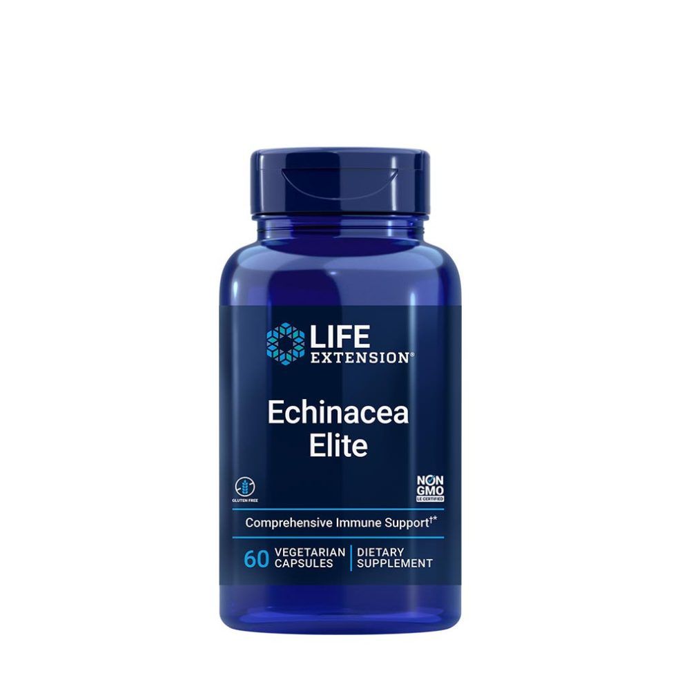 Bíbor kasvirág-kivonat, Life Extension Echinacea Elite, 60 kapszula