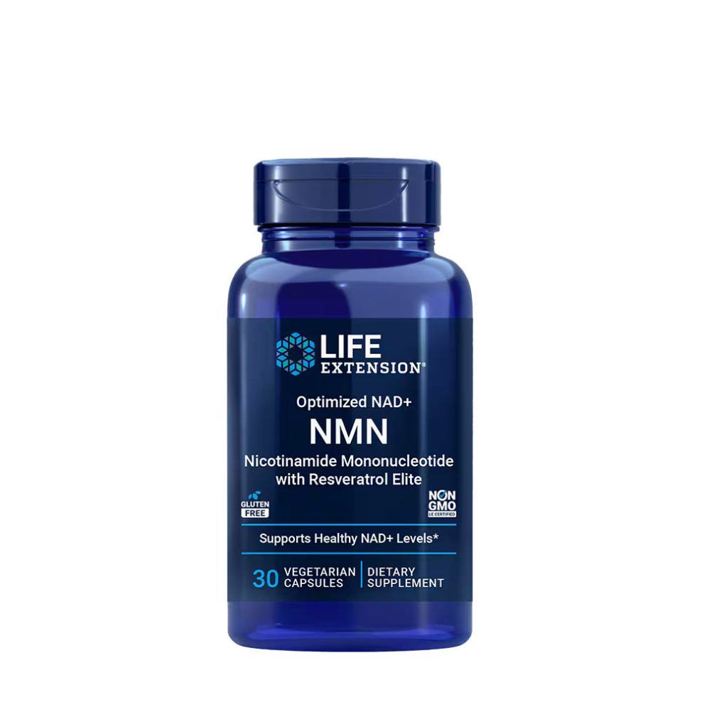 NMN és rezveratrol, Life Extension NMN Nicotinamide Mononucleotide with Resveratrol Elite, 30 kapszula