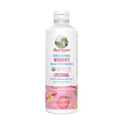 Liposzómás szerves multivitamin nőknek, MaryRuth's Women's Organic Multivitamin Liposomal, 450 ml, vanília-barack íz
