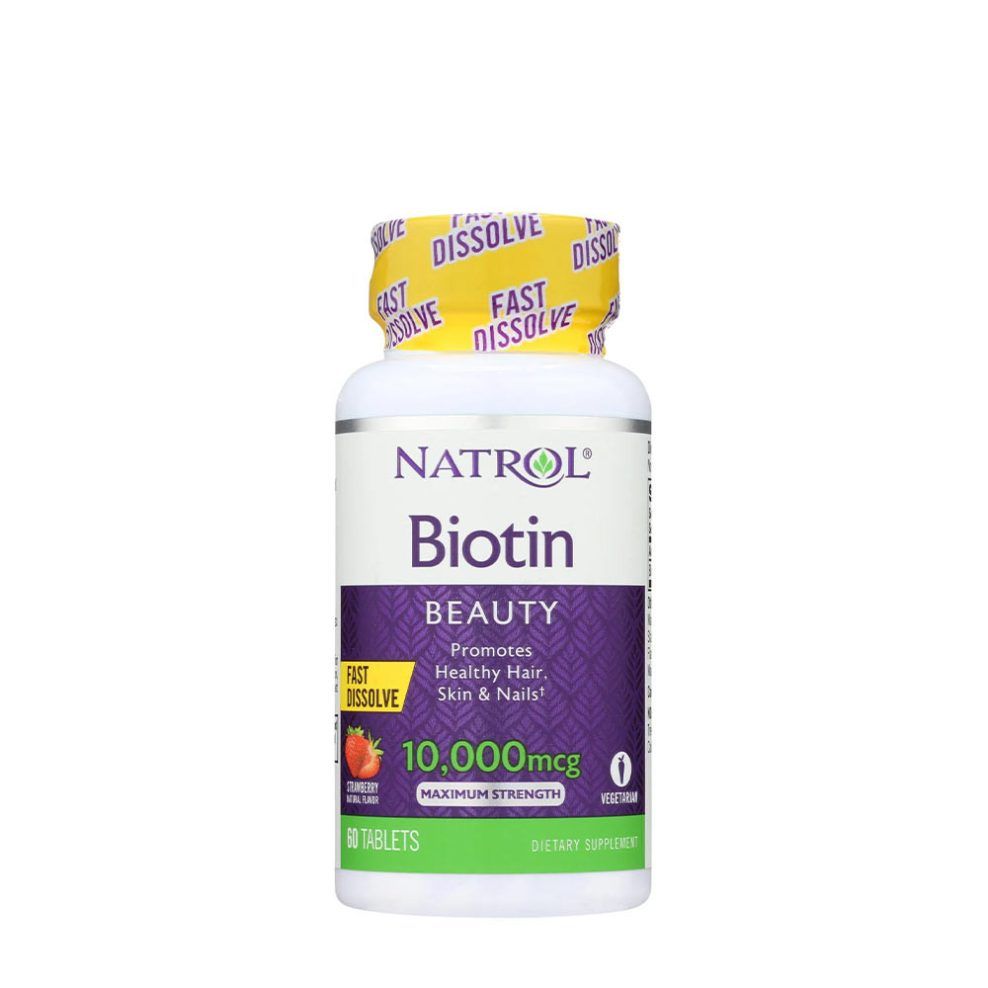 Biotin, Natrol Biotin Beauty, 60 tabletta