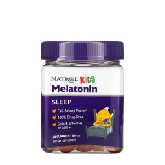 Melatonin gumivitamin gyermekeknek, Natrol Kids Melatonin Berry Gummies, 60 gumicukor, bogyós gyümölcs íz