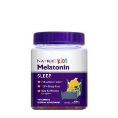 Melatonin gumivitamin gyermekeknek, Natrol Kids Melatonin Berry Gummies, 90 gumicukor, bogyós gyümölcs íz