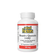 Bioaktív kvercetin 50 mg, Natural Factors Bioactive Quercetin EMIQ 50 mg, 60 kapszula