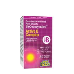 Aktív B-vitamin-komplex, Natural Factors Biocoenzymated Active B Complex, 60 kapszula