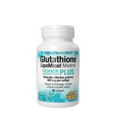 Glutation 300 mg, Natural Factors Glutathione LipoMicel Matrix 300 mg, 90 lágykapszula