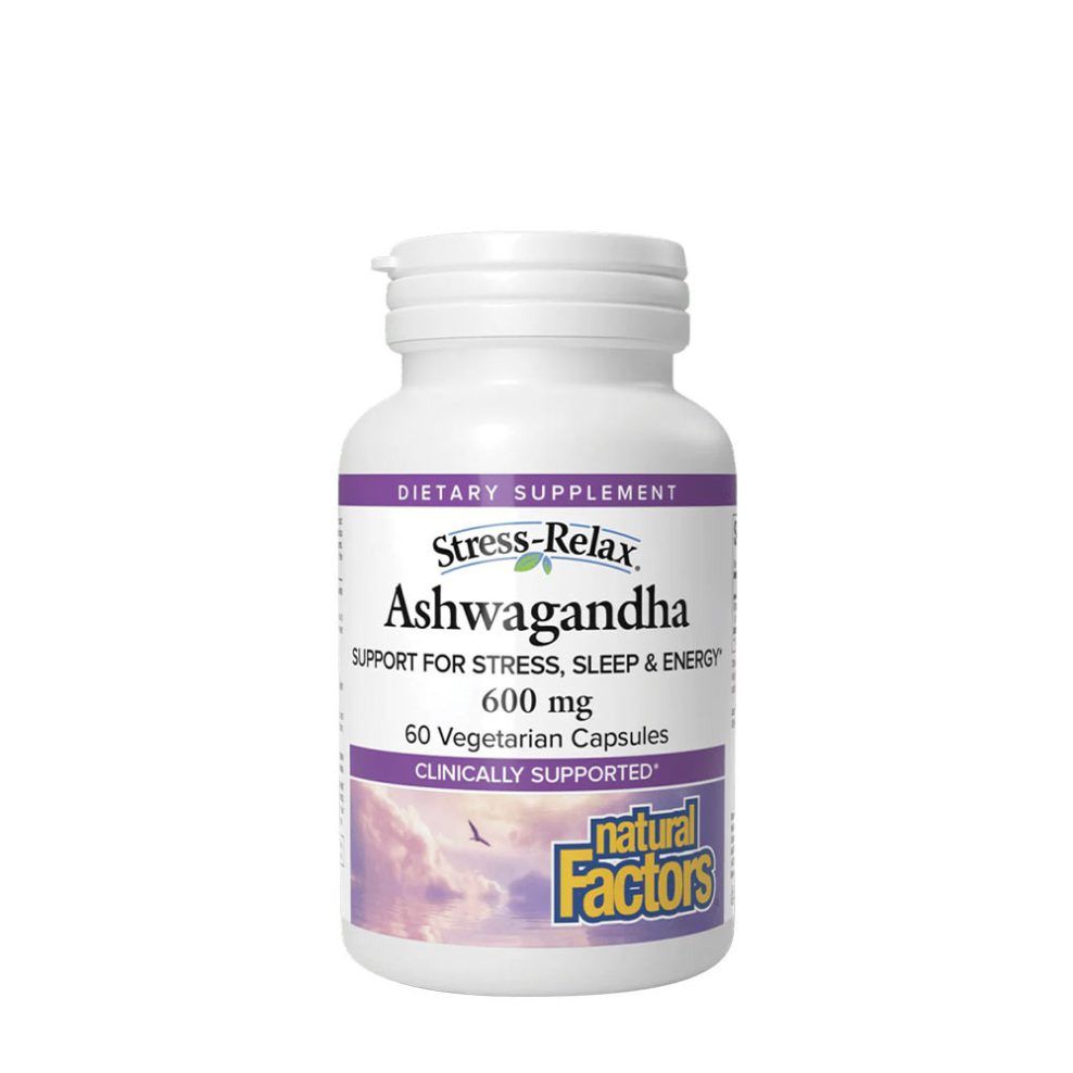 Ashwagandha-kivonat, Natural Factors KSM-66 Ashwagandha®, 60 kapszula