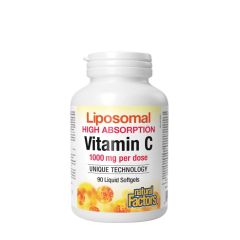Liposzómás C-vitamin, Natural Factors Liposomal Vitamin C, 90 lágykapszula