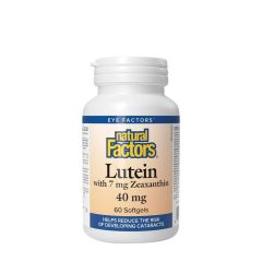 Lutein 40 mg zeaxantinnal, Natural Factors Lutein 40 mg with Zeaxanthin, 60 lágykapszula