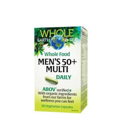 Férfi multivitamin 50 év felettieknek, Natural Factors Men’s 50+ Multi Daily, 90 kapszula