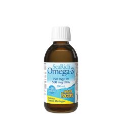 Omega-3 750 mg EPA/500 mg DHA D3-vitaminnal, Natural Factors Omega-3 with D3 750 mg EPA/500 mg DHA, 200 ml, citrom íz