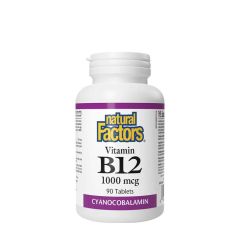 B12-vitamin 1000 µg, Natural Factors Vitamin B12 1000 mcg, 90 tabletta